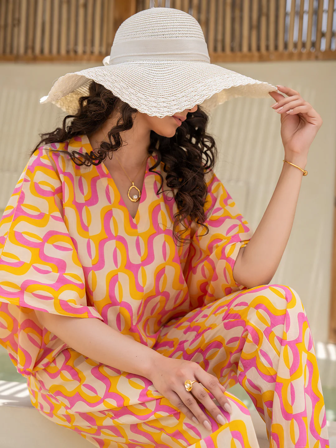 Abstract Lemon Candy Bust Co-Ord Set - Image 14