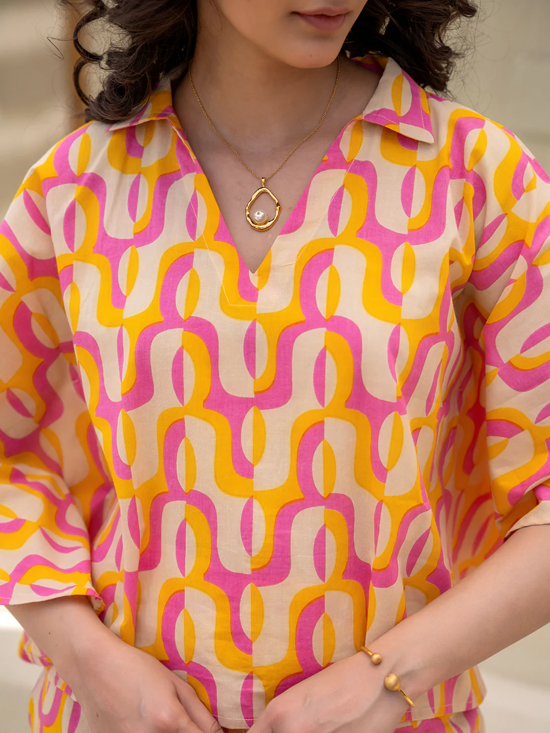 Abstract Lemon Candy Bust Co-Ord Set - Image 20