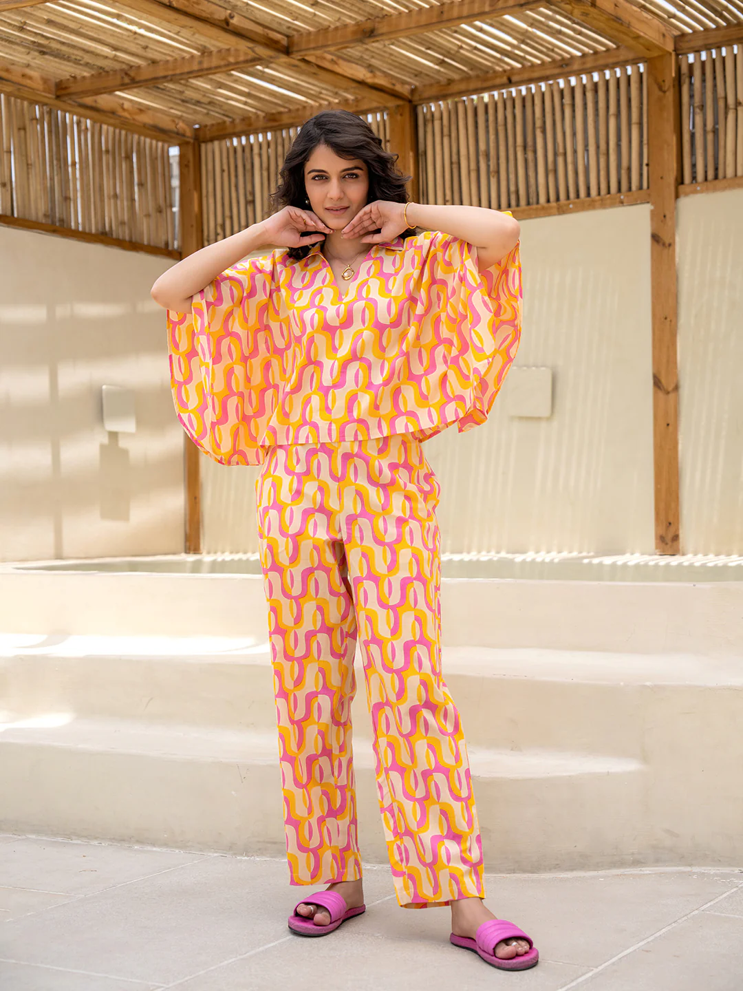 Abstract Lemon Candy Bust Co-Ord Set - Image 4