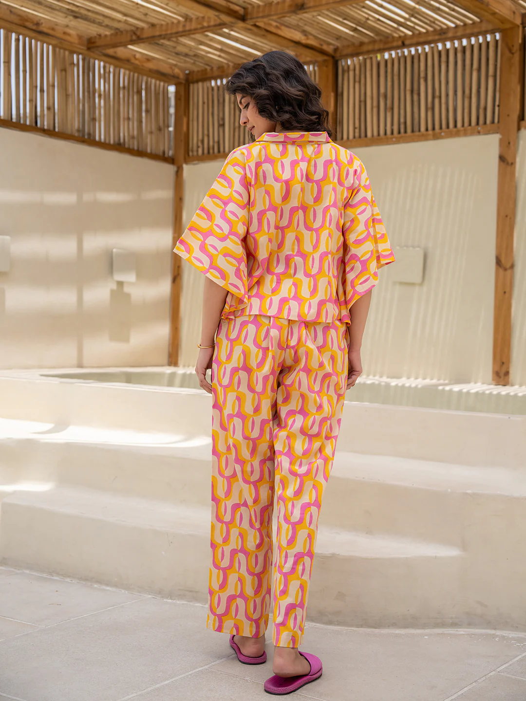 Abstract Lemon Candy Bust Co-Ord Set - Image 7