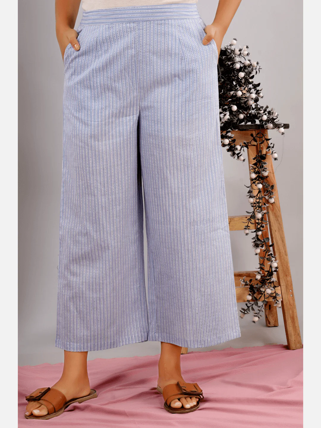 Blue Printed Palazzo