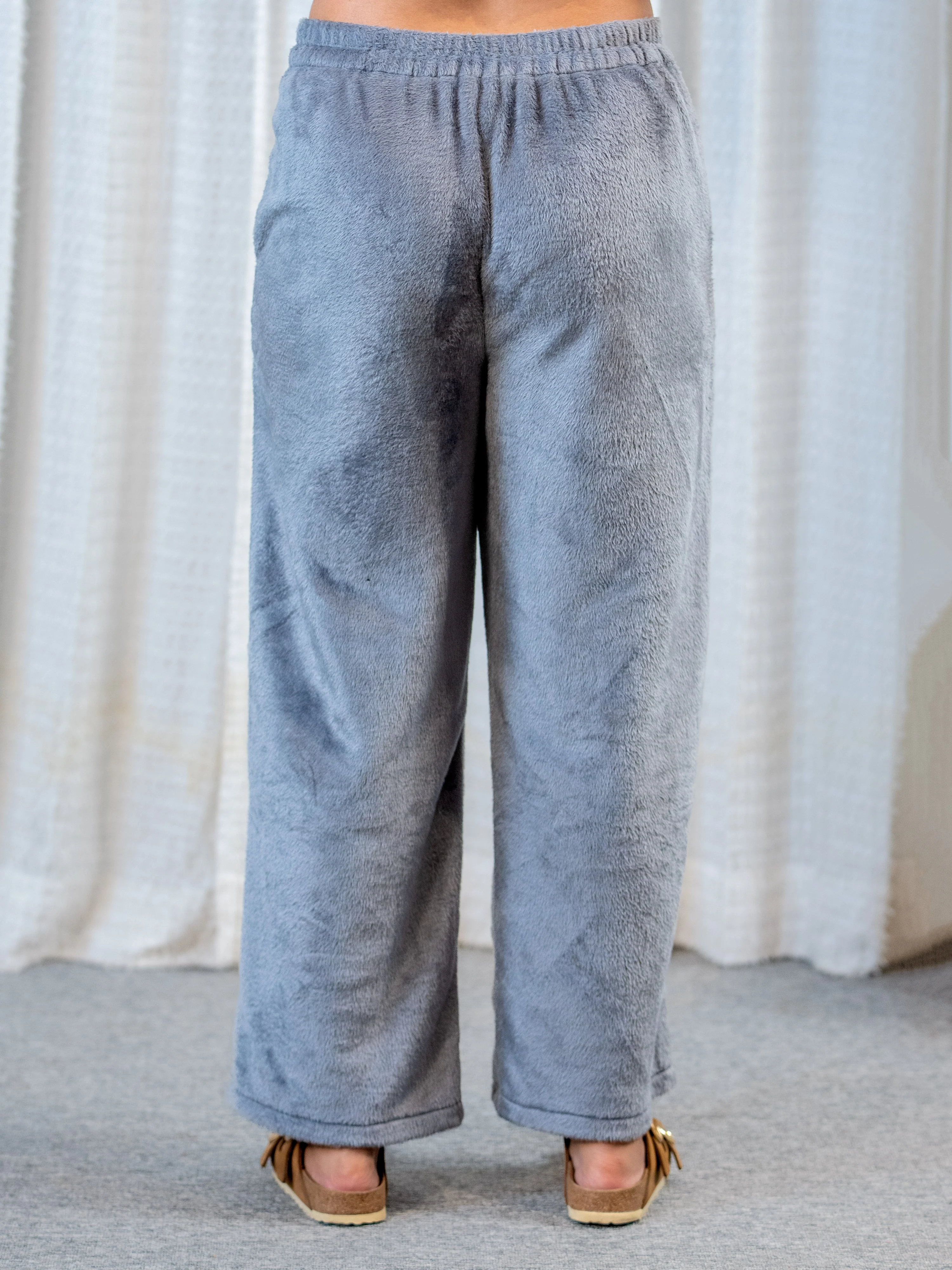 Sleeveless Super Soft Dark Grey Woollen Bralette Set - Image 8